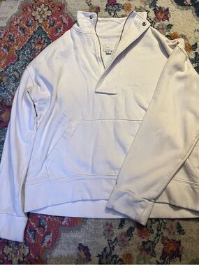 a new day White Quarter-Zip Pullover Hoodie